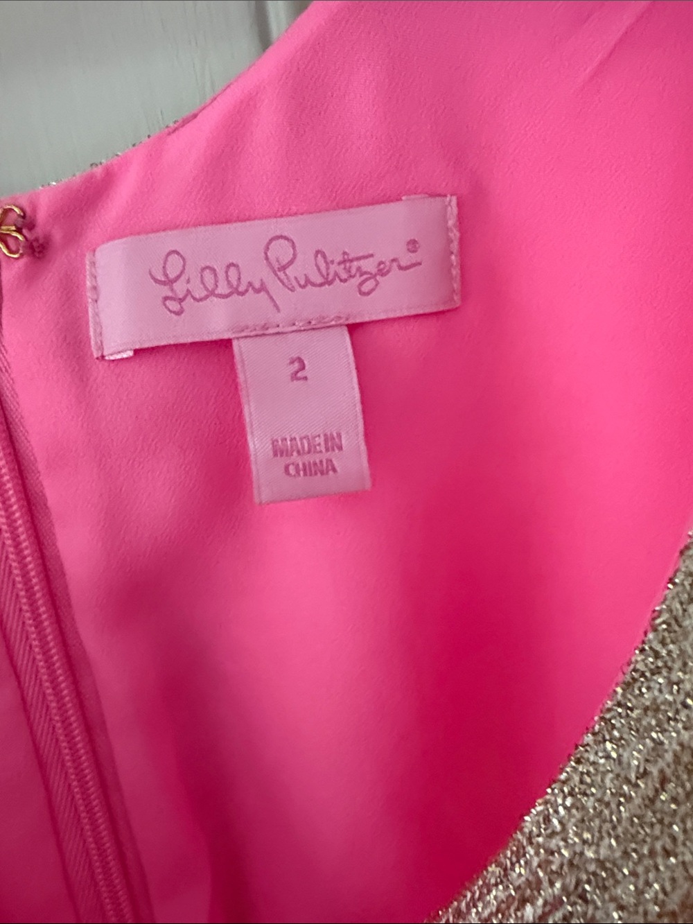 Lilly Pulitzer Valli Shift dress in pink size 2 - Picture 4 of 5